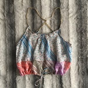 America Eagle Outfitters XS printed Crop top